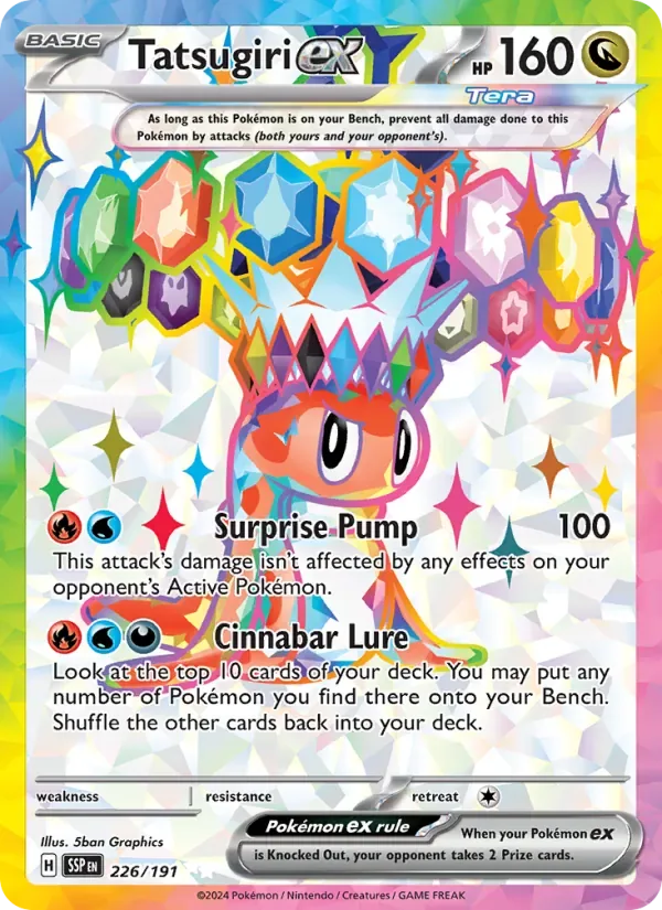 Tatsugiri ex, Surging Sparks