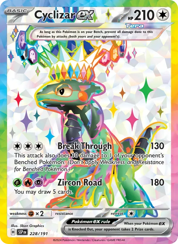 Cyclizar ex, Surging Sparks