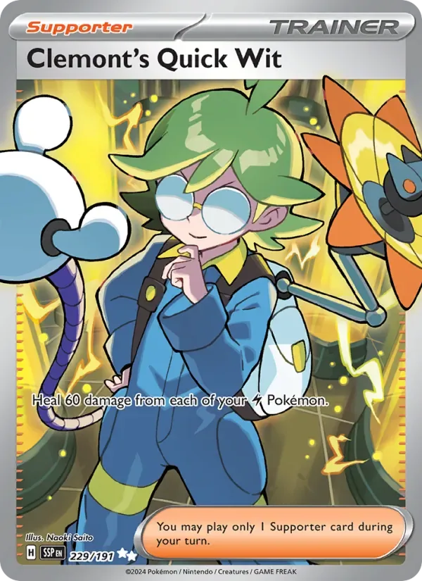 Clemont's Quick Wit, Surging Sparks