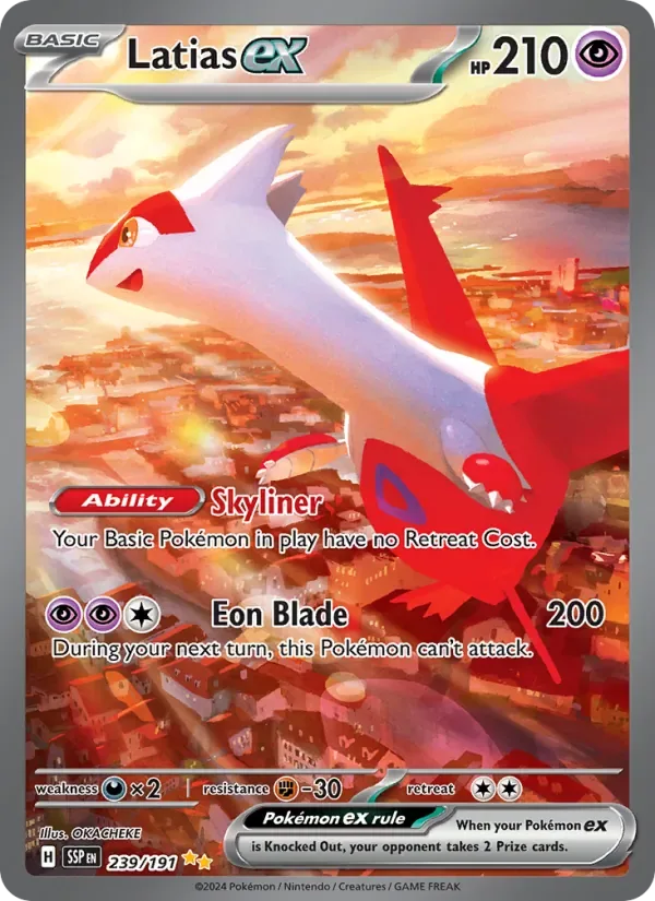 Latias ex, Surging Sparks