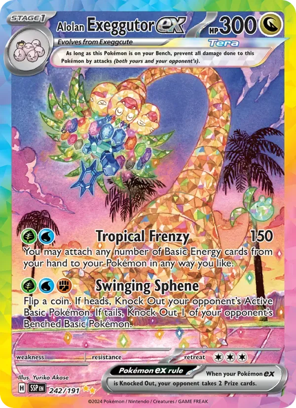 Alolan Exeggutor ex, Surging Sparks