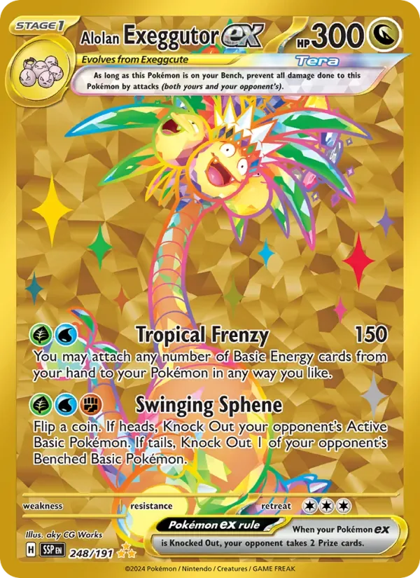 Alolan Exeggutor ex, Surging Sparks