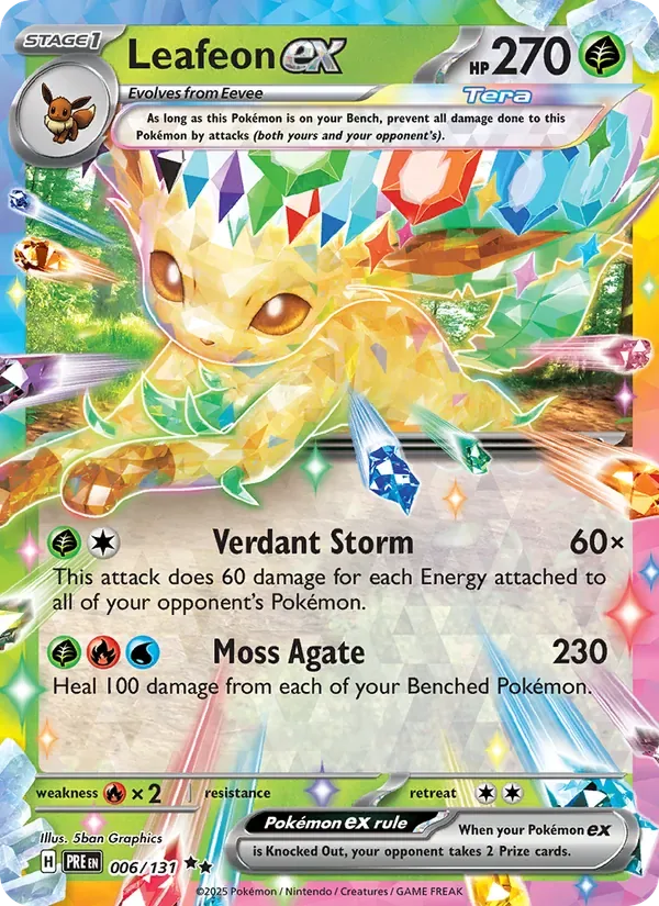 Leafeon ex, Prismatic Evolutions