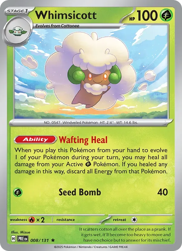 Whimsicott, Prismatic Evolutions