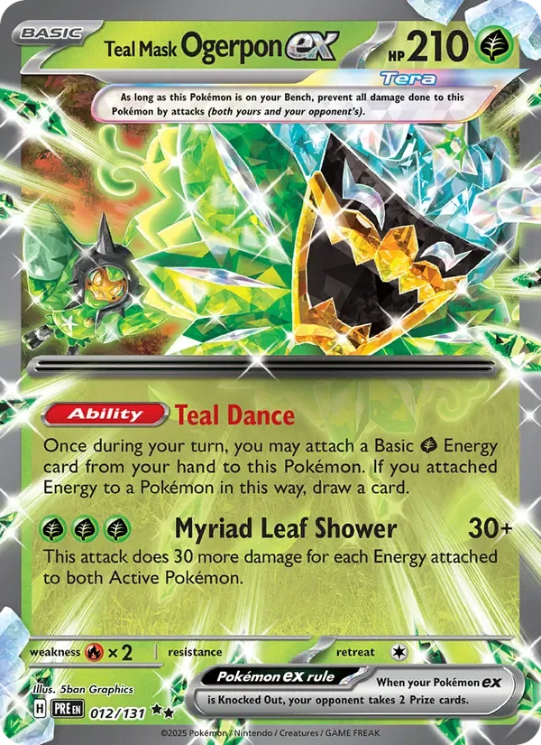 Teal Mask Ogerpon ex, Prismatic Evolutions
