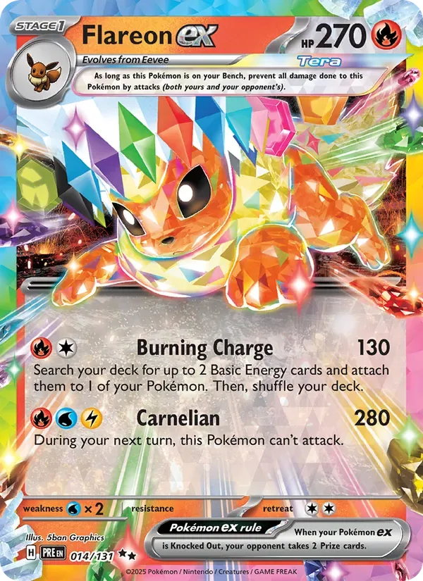 Flareon ex, Prismatic Evolutions