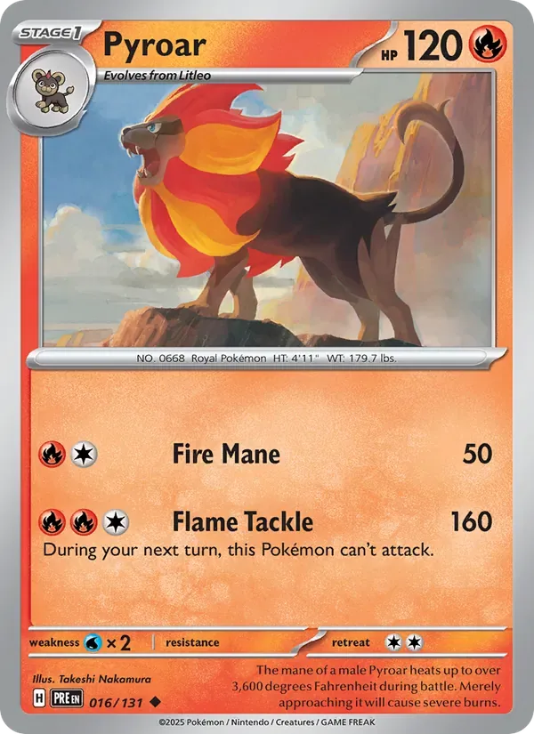 Pyroar, Prismatic Evolutions