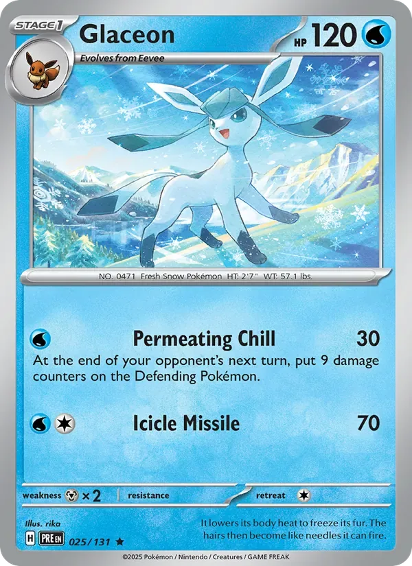 Glaceon, Prismatic Evolutions