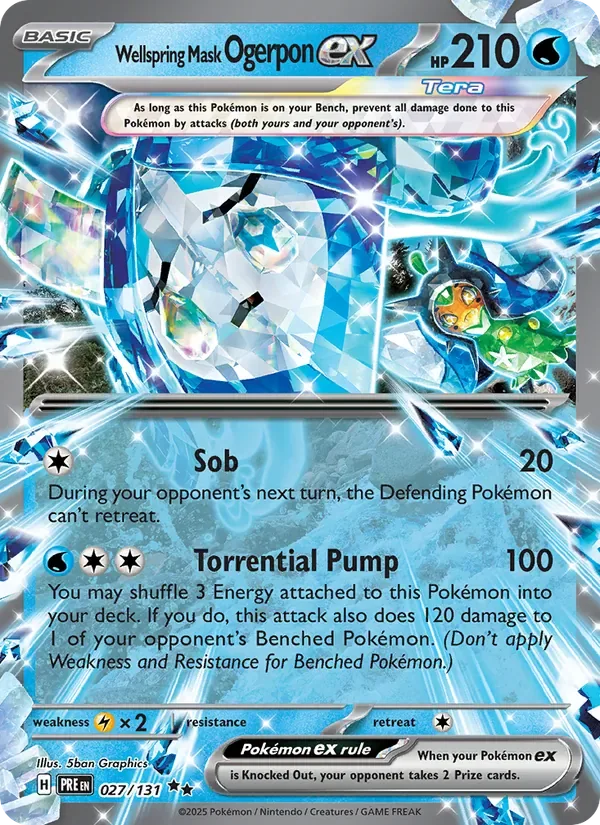 Wellspring Mask Ogerpon ex, Prismatic Evolutions
