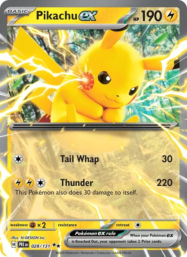 Pikachu ex, Prismatic Evolutions