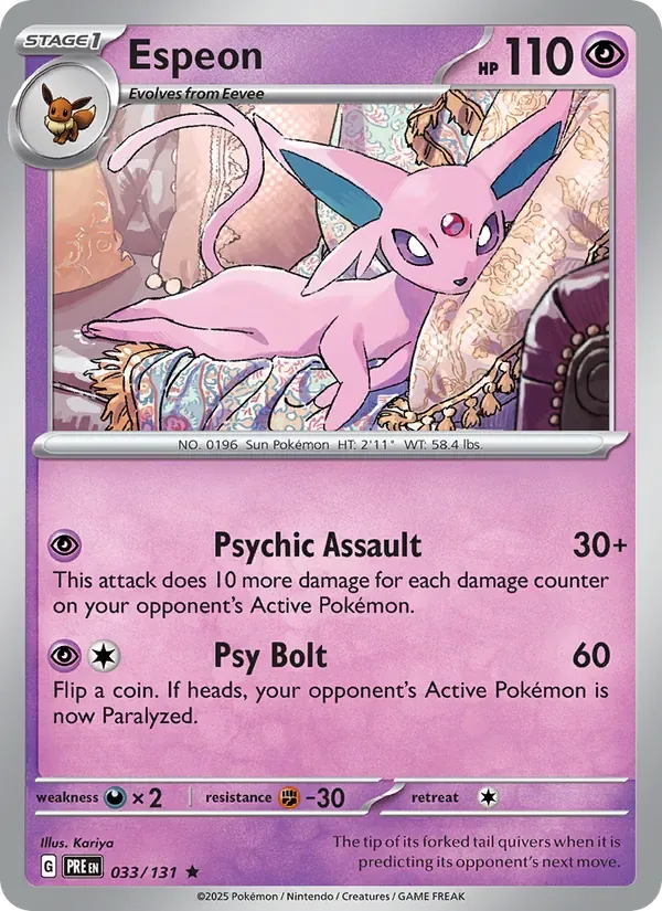 Espeon, Prismatic Evolutions