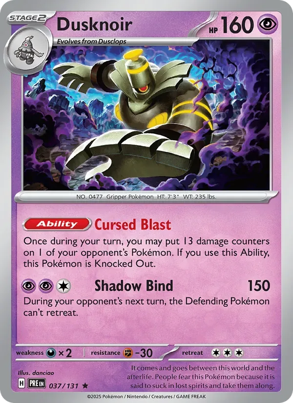 Dusknoir, Prismatic Evolutions