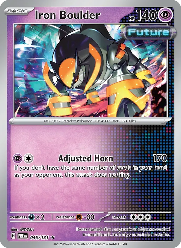 Iron Boulder, Prismatic Evolutions