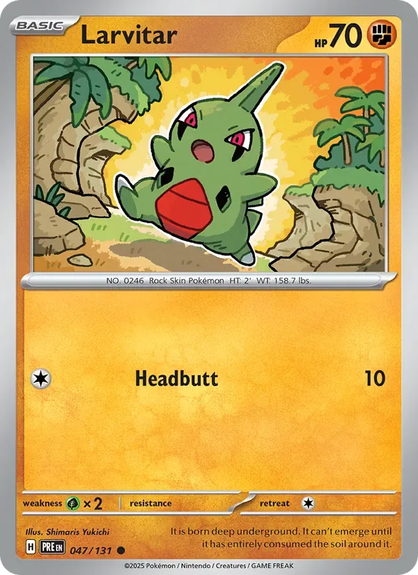 Larvitar, Prismatic Evolutions