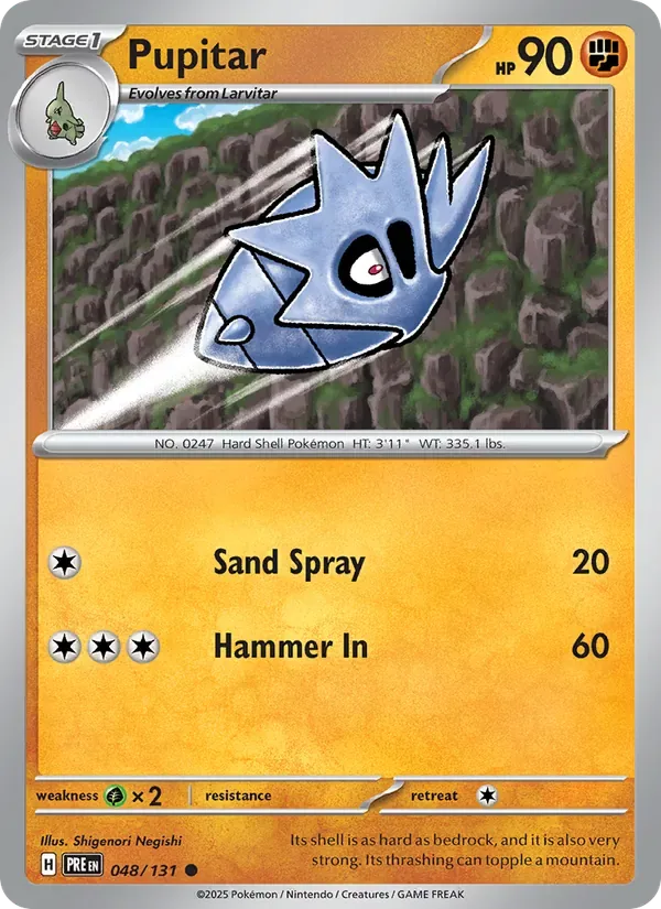 Pupitar, Prismatic Evolutions