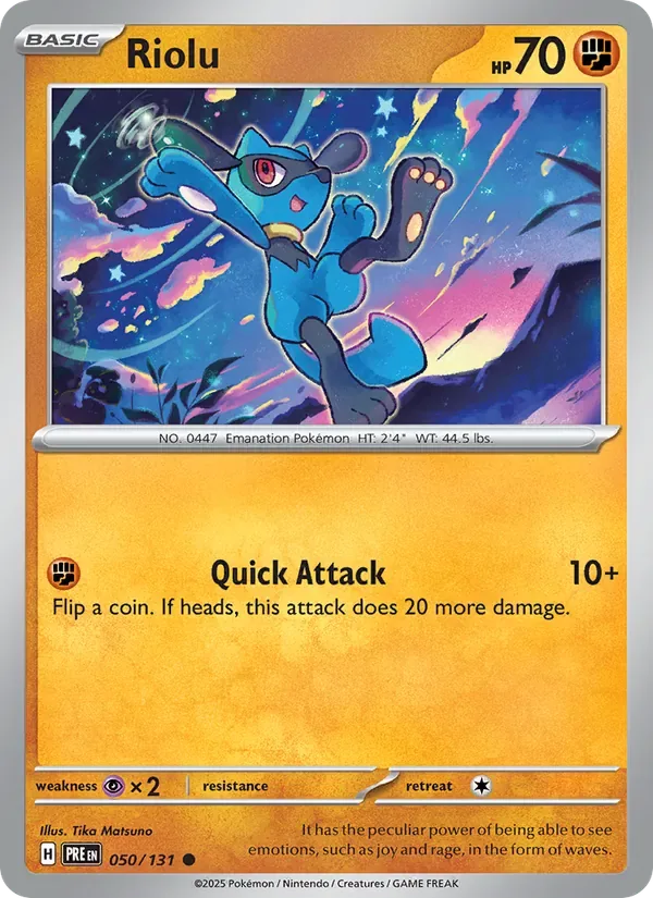 Riolu, Prismatic Evolutions