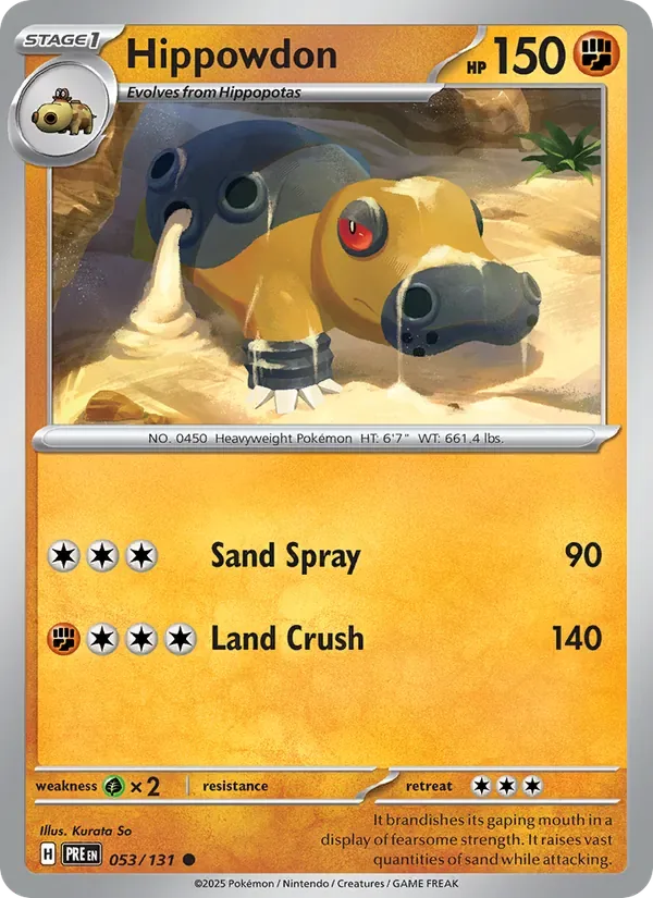 Hippowdon, Prismatic Evolutions