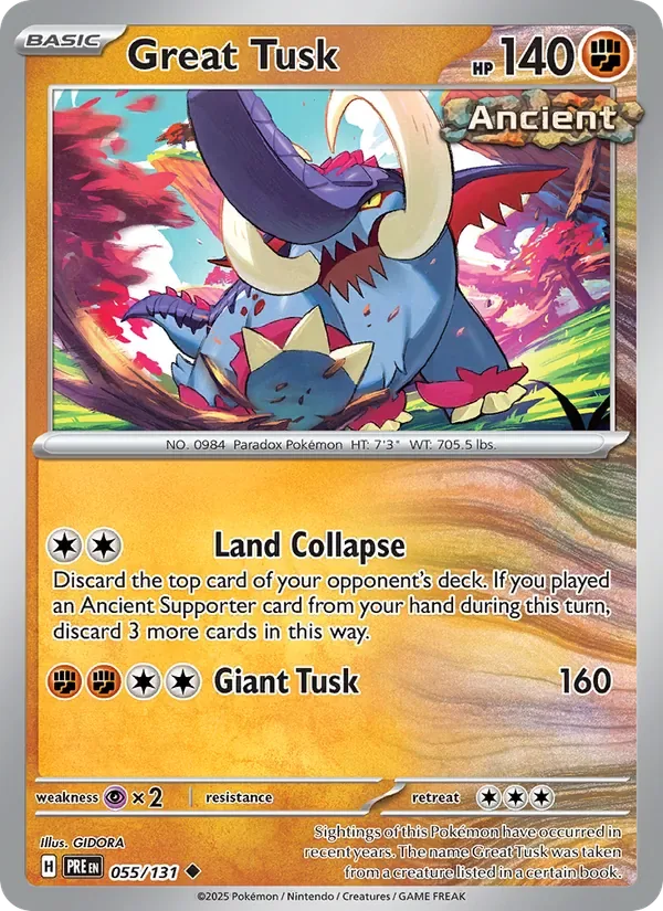 Great Tusk, Prismatic Evolutions