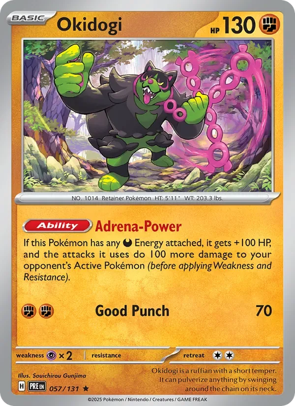 Okidogi, Prismatic Evolutions