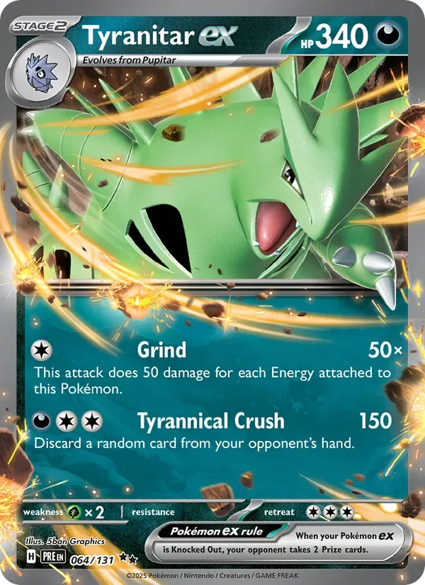 Tyranitar ex, Prismatic Evolutions