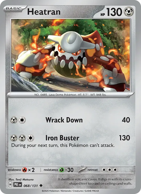 Heatran, Prismatic Evolutions