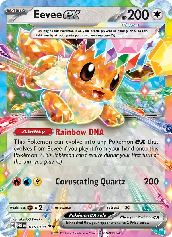 Eevee ex, Prismatic Evolutions