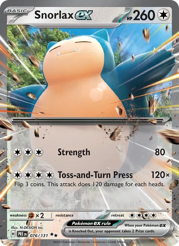 Snorlax ex, Prismatic Evolutions