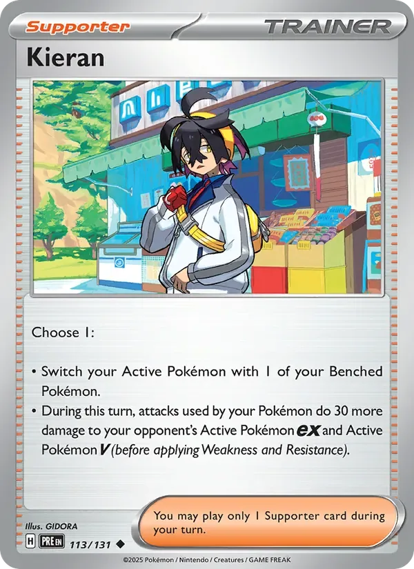 Kieran, Prismatic Evolutions