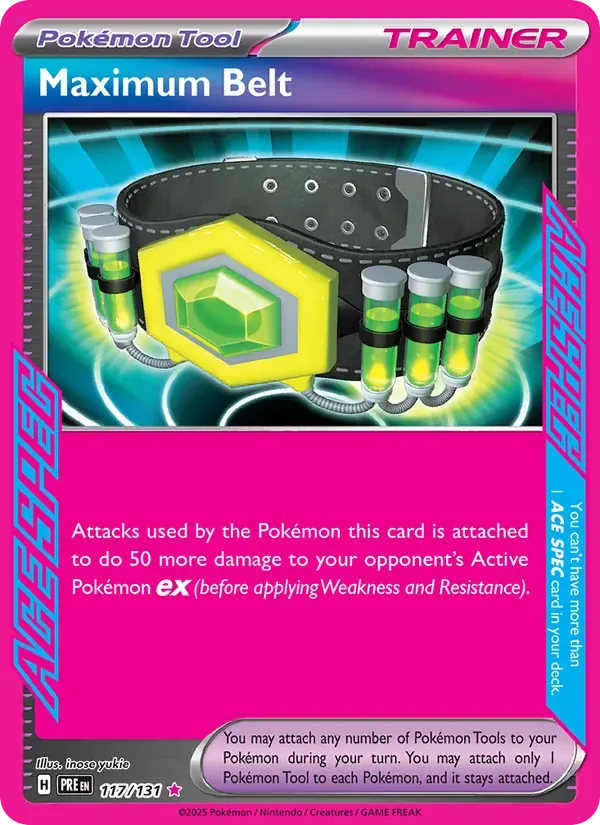 Maximum Belt, Prismatic Evolutions