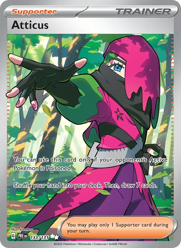 Atticus, Prismatic Evolutions