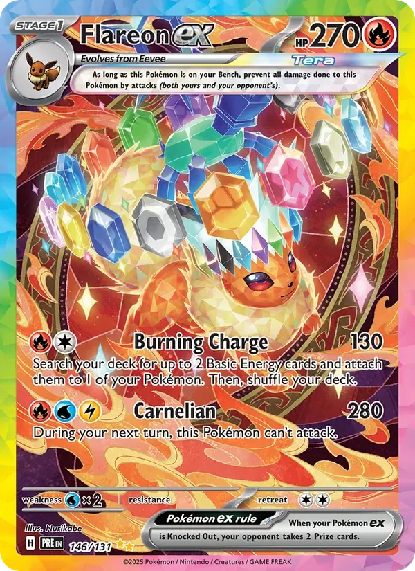 Flareon ex, Prismatic Evolutions