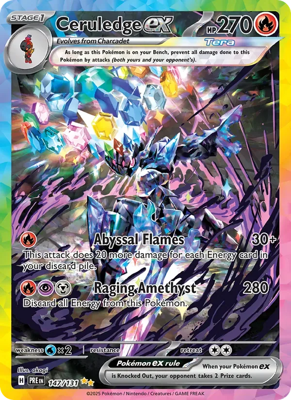 Ceruledge ex, Prismatic Evolutions