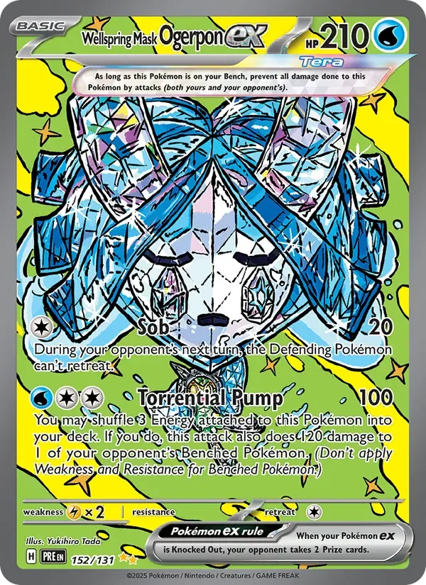 Wellspring Mask Ogerpon ex, Prismatic Evolutions