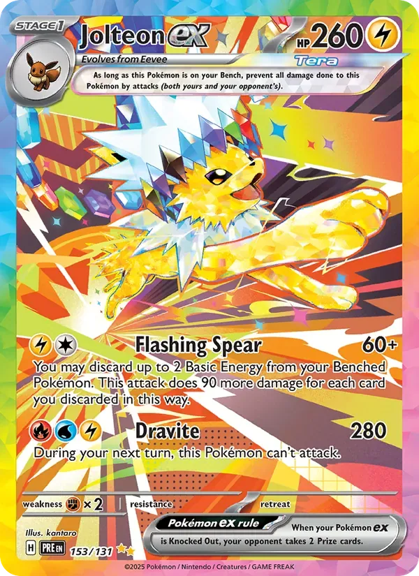 Jolteon ex, Prismatic Evolutions
