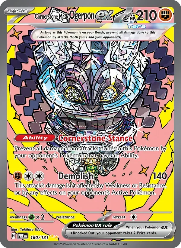 Cornerstone Mask Ogerpon ex, Prismatic Evolutions