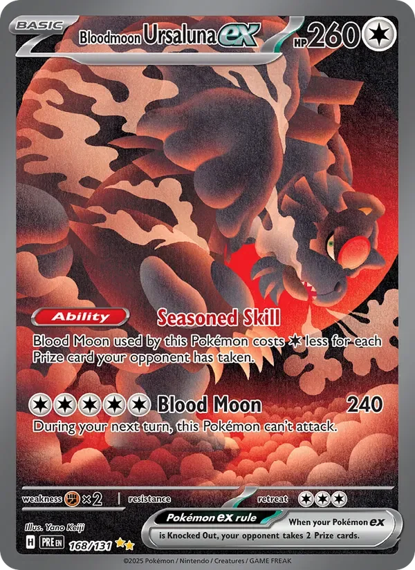 Bloodmoon Ursaluna ex, Prismatic Evolutions