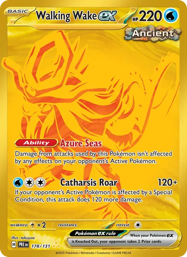 Walking Wake ex, Prismatic Evolutions