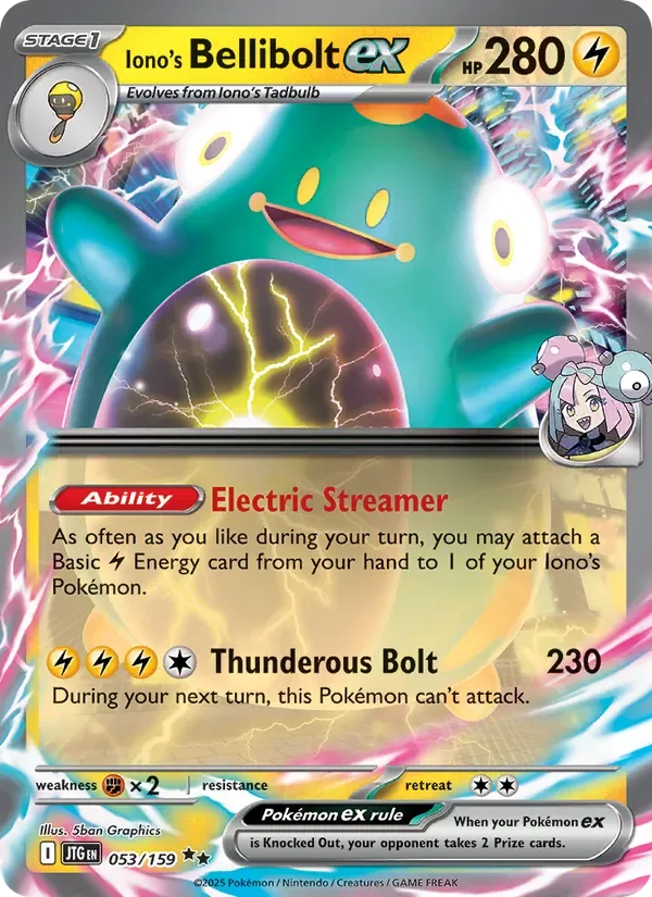 Iono's Bellibolt ex, Journey Together