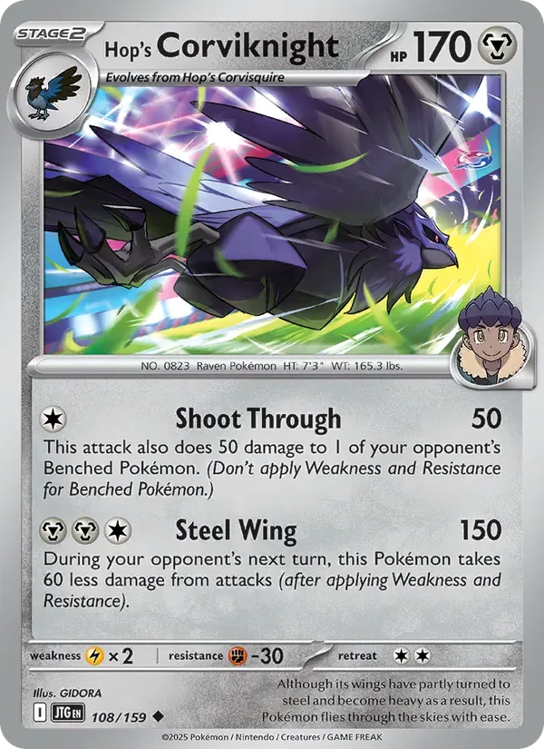Hop's Corviknight, Journey Together