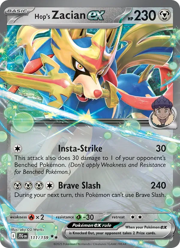 Hop's Zacian ex, Journey Together