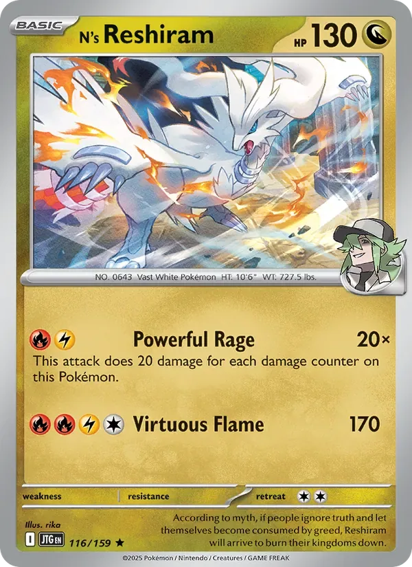 N's Reshiram, Journey Together