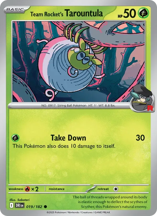 Team Rocket's Tarountula, Destined Rivals