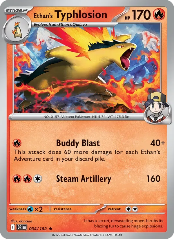 Ethan's Typhlosion, Destined Rivals