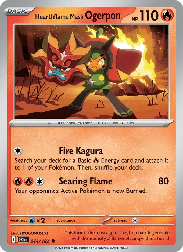 Hearthflame Mask Ogerpon, Destined Rivals