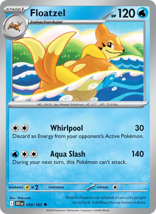 Floatzel, Destined Rivals