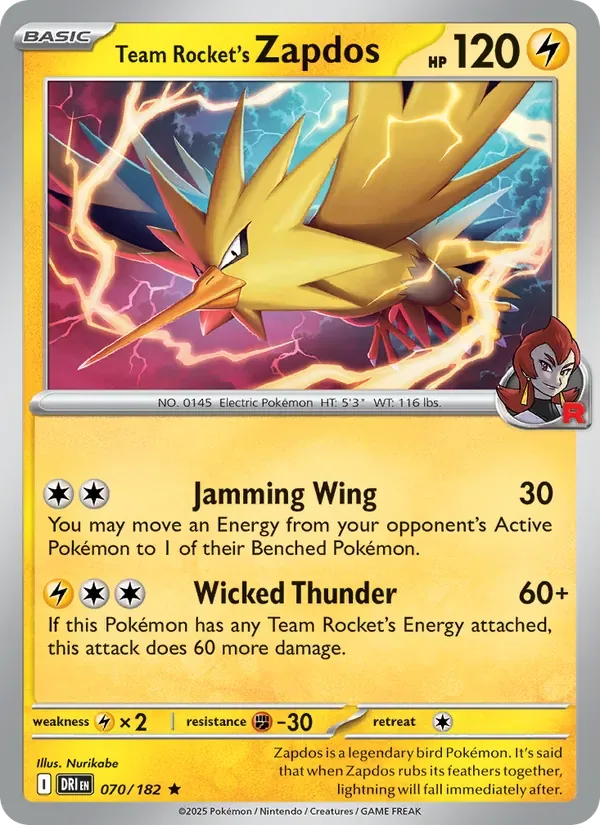 Team Rocket's Zapdos, Destined Rivals