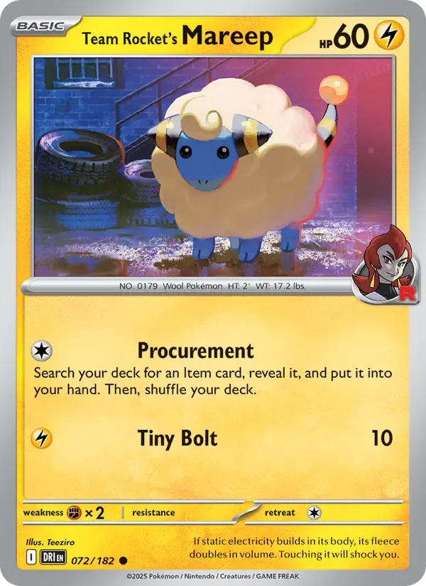 Team Rocket's Mareep, Destined Rivals