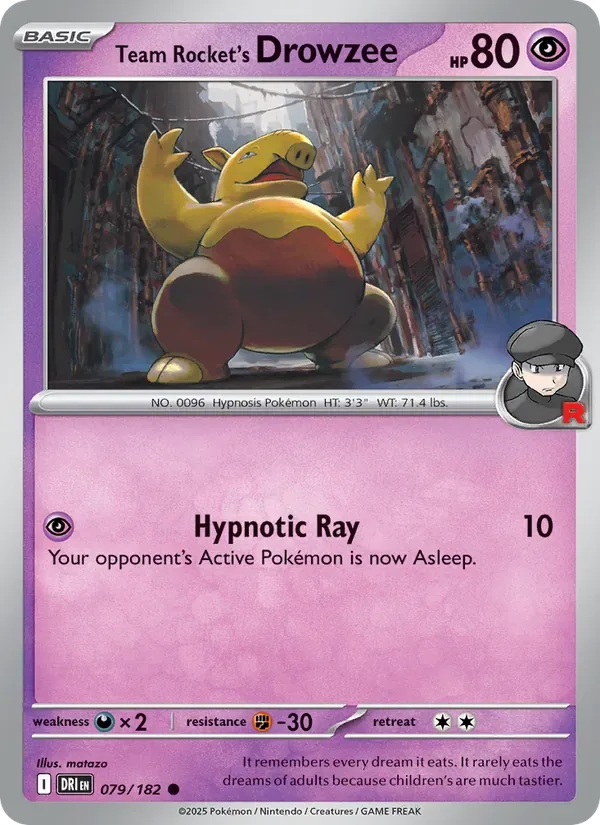 Team Rocket's Drowzee, Destined Rivals
