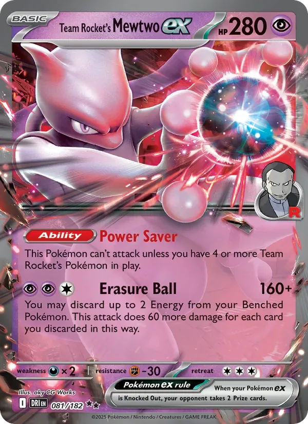 Team Rocket's Mewtwo ex, Destined Rivals