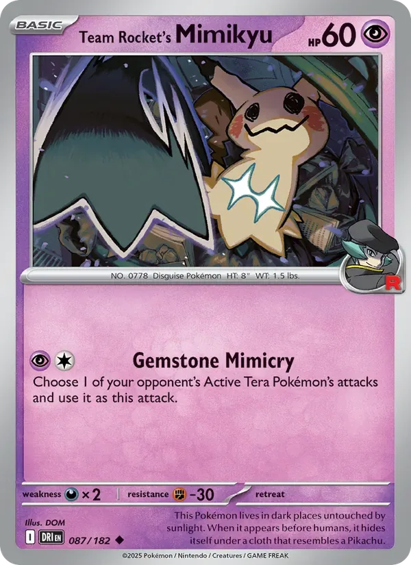 Team Rocket's Mimikyu, Destined Rivals